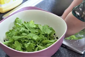 很火的网红菜，教你芹菜叶新吃法，鲜香下饭，味道独特比肉香视频封面