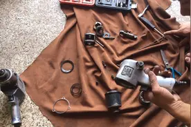 拆解一台修车用的气动风炮扳手，看下内部结构怎么样的！视频封面