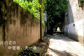宁波5A景区旁，有一条可以从月湖通到天一阁的老巷，两边全是老宅