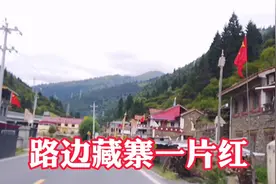 藏族村寨家家户户挂着国旗，藏族阿妈告诉我：中国人喜欢中国旗视频封面
