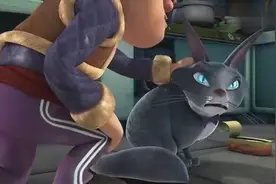 熊出没：肥波偷吃被光头强发现，他却没有生气，竟然还柔声细语