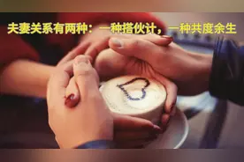 夫妻关系有两种，一种叫搭伙计，一种叫共度余生视频封面