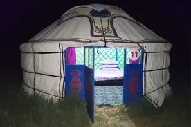 来到锡林郭勒大草原，第一次住蒙古包，有点激动视频封面