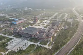 即将开放！山西太原太山景区游客服务中心，气势恢宏！视频封面