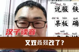 汉子读音又改了，说服和铁骑我们应该怎么读？视频封面