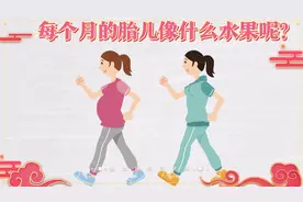 每个月的胎儿像什么水果呢？