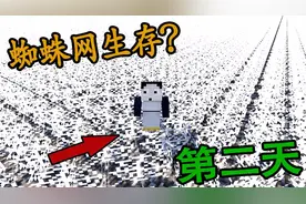 我的世界：超简单摧毁蜘蛛网的方法我都不会！