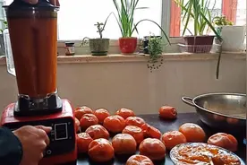 宅在家教你做：柿子酱制作教程，放置1年都不会坏，好吃又好看