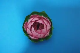 给自己折生日花 莲花 简单又漂亮 折纸莲花