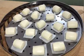 奶香味刀切馒头，你做的馒头表面不光滑，开裂有原因，细节讲解视频封面