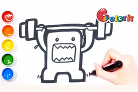 教你画举重DOMO——岁月静好，感恩为我们负重前行的人视频封面