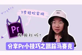 Vlog#26|实现跟踪马赛克效果，只需3步，你不得不知道的Pr小知识