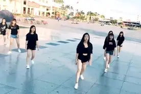 经典好听的舞曲，《Seve》鬼步舞越南女生街头版