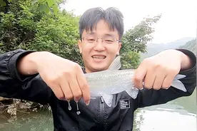 湘西小伙教大家挂虾饵，还收获了一条大翘嘴，祝所有观众收获满满视频封面