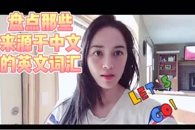 盘点那些来源于中文的英文单词，来拓展你的词汇量吧.视频封面
