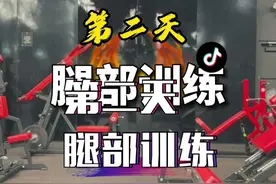 第二天：腿部训练 #鹿晨辉 #健美 #健身 #运动 #慕公子花絮 #vlog日常 #健身日常 #健身干货 #练腿的快乐 #健身教学视频封面