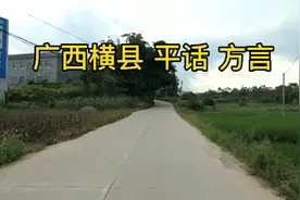 广西横县平话方言，有点像宾阳和贵港的口音，灵山人也能听懂视频封面