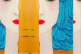 【装饰画】是你们想要的大波浪吗？她被自己美哭了！墙也喜欢她！