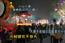 西安用五个亿打造的大唐不夜城，每晚有30万人涌入，太震撼了视频封面