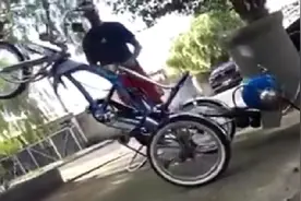 lowrider bike 国外跳跳自行车，一跳一跳真好看，经典视频视频封面