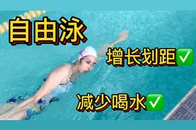 成年人学自由泳，增长划距，减少喝水的必看教程视频封面