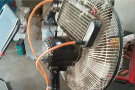 用摩托车散热器自制水冷风扇，清凉一夏。