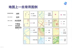 积累和区分常见的图例和注记，安排？