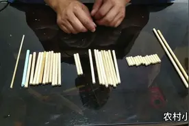 农村小伙用一次性筷子手工制作一辆小牛车视频封面