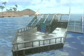 方舟生存进化手游，包船教学，木筏平台扩建改造。视频封面