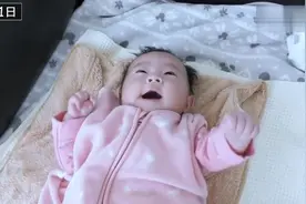 妈妈用视频记录宝宝出生后一百天的变化，前后一对比真是变化好大