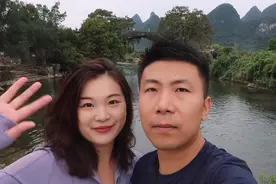 自驾情侣1万元游中国，开到阳朔只玩免费景点，第一站网红桥打卡