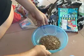 2元/斤的花生麸，饵料与窝料的两种开法，再也不用去买商品饵了视频封面