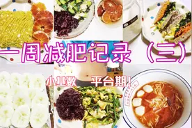 一周减肥食谱(三)|小基数减肥|宿舍党减肥餐分享自我管理/平台期视频封面