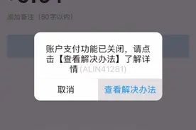 支付宝转账支付功能被关闭视频封面