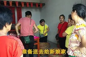 实拍广西玉林农村，喜宴准备工作，娶新娘礼日习俗