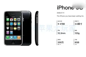 两分钟看完iPhone发展史从第一代iPhone到iPhoneX，绝对经典！视频封面