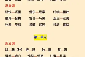 三年级下册近义词反义词一定要收藏啊视频封面