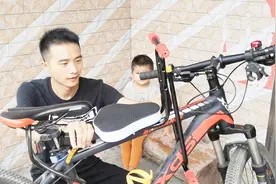 自行车安装儿童坐椅，屁股不再受罪，再也不怕出远门了视频封面