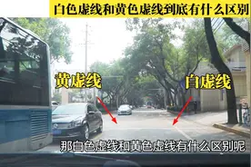白色虚线和黄色虚线到底有什么区别，这回终于明白了，特别值得看视频封面