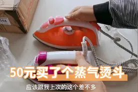 50元钱网上买个蒸汽电烫斗，性价比不错，又可用几年了视频封面