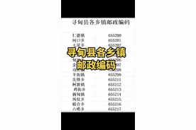 寻甸县各乡镇的邮政编码，点赞收藏吧，总有一天用得着！#寻甸 #乡镇 