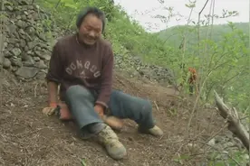 因矿难失去双腿，7年坚持以手为足，将4亩荒山变成一块块梯田！视频封面