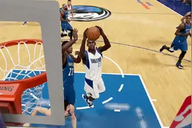 NBA2K15生涯模式：乔丹秀传球！空接助攻玩的溜！视频封面