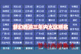 梦幻西游三年内火区前5排名