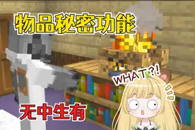 我的世界：MC物品里面的秘密功能，无中生有的煤