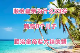 顺治皇帝为什么23岁，就有8个儿子，顺治皇帝多大结的婚视频封面