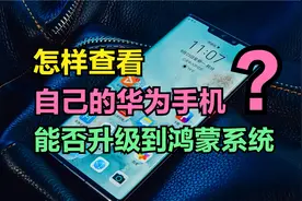 怎样查看自己的华为手机，能否升级到鸿蒙系统？不会的赶紧看过来视频封面