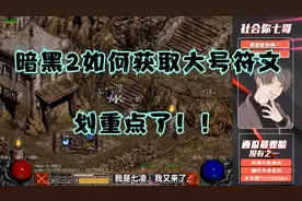 《暗黑破坏神2》划重点-获取大号符文场景整合，建议收藏！视频封面