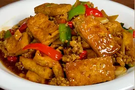 肉末豆腐好吃有诀窍，教你一招，出锅滑嫩鲜香，天天吃都不腻