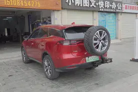唐DM没有地方放备胎，安装一个备胎架完美解决！去西藏不用担心了